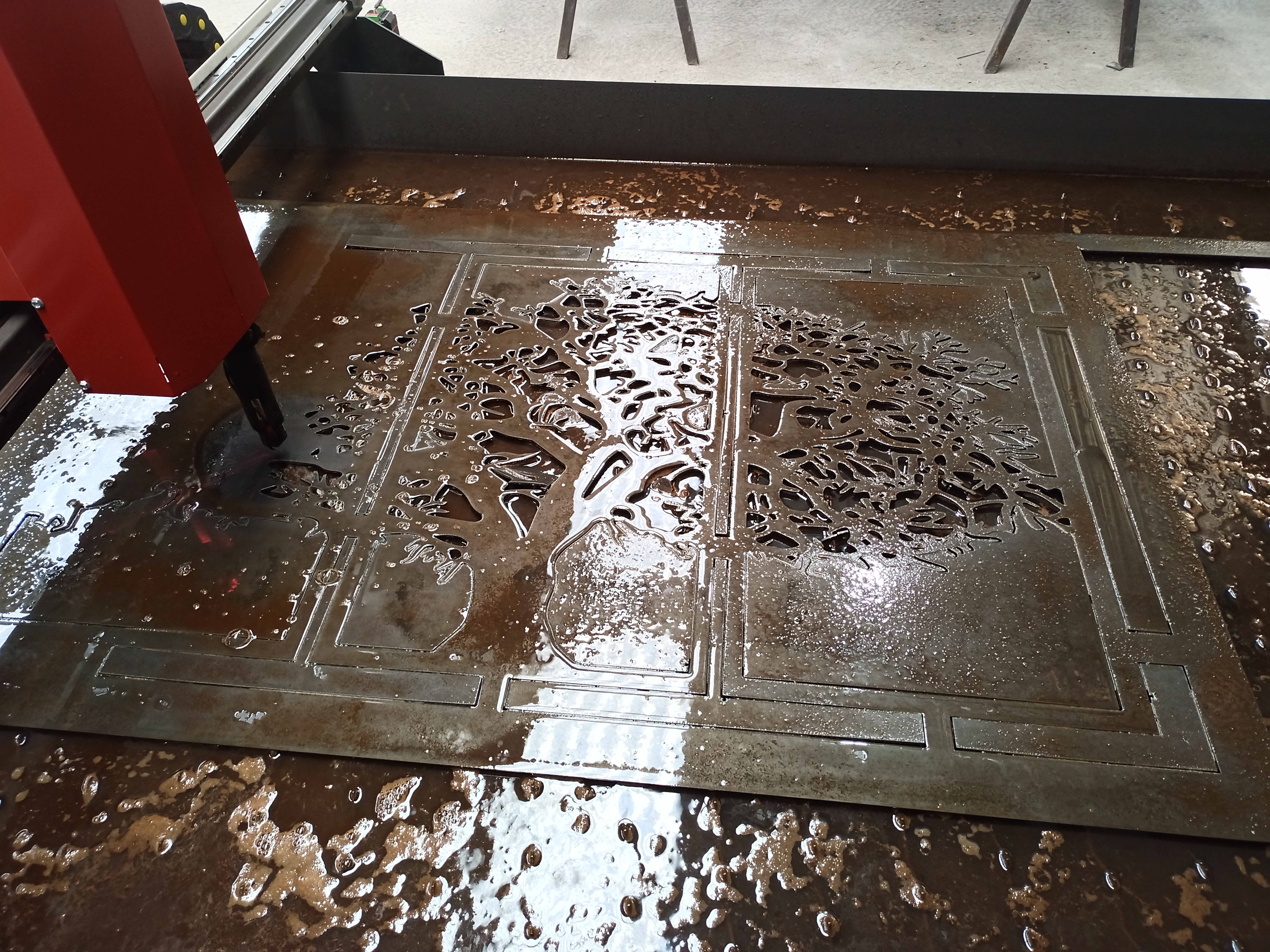 Capacidad de la máquina CNC Plasma