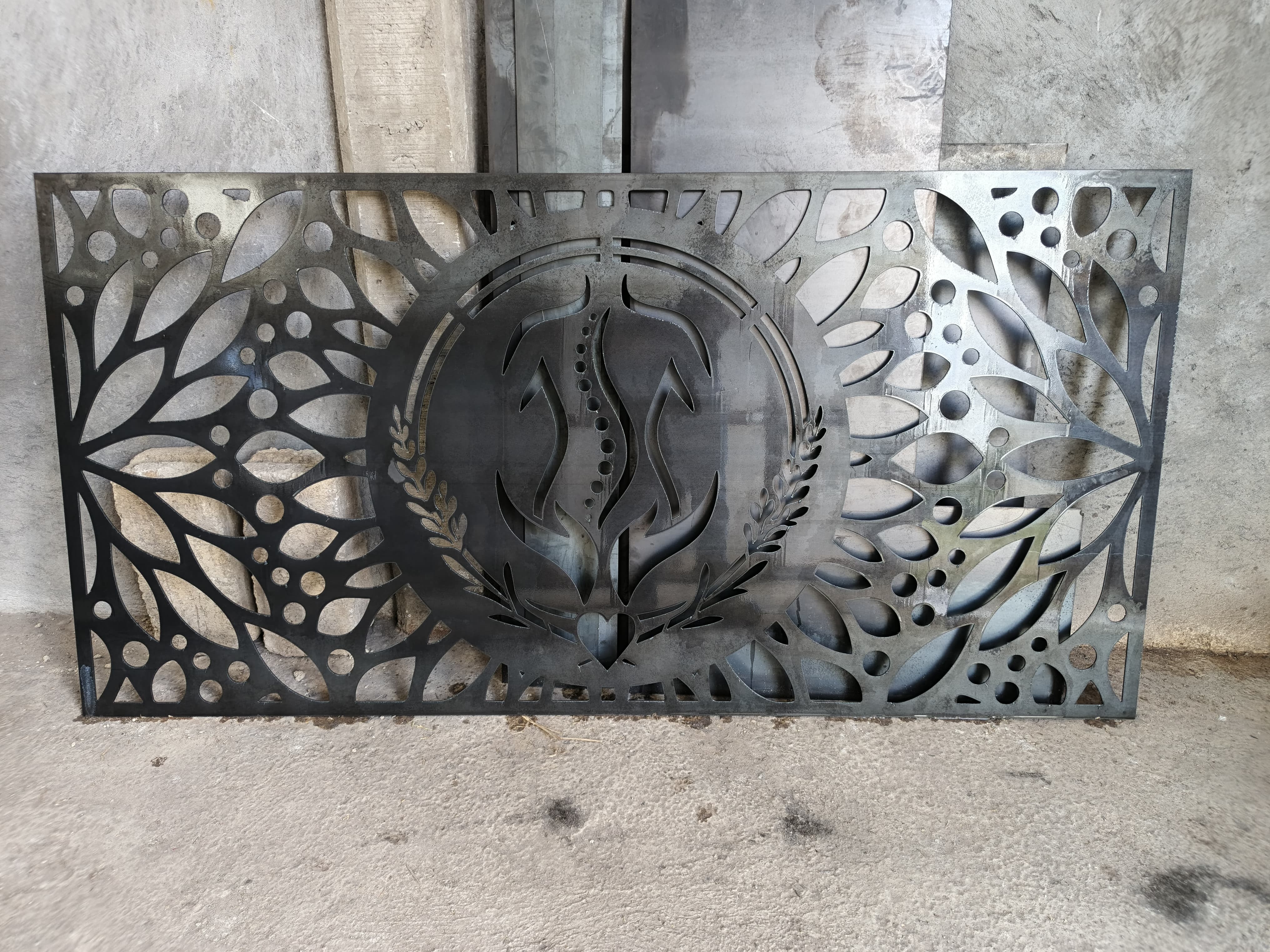 Celosía realizada con la máquina CNC